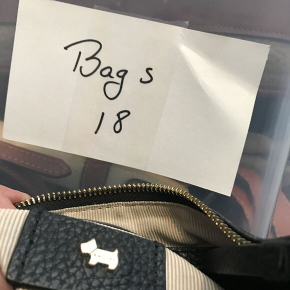 Radley London Black Leather Crossbody Bag With Adjustable Strap - Picture 11 of 12